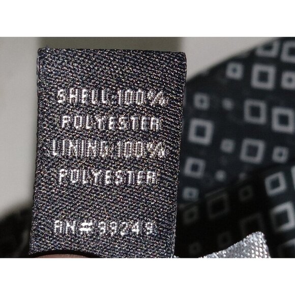 Added Dimensions Womens Top Black Lined Sleeveless Geometric Blouse Size 4X Plus - Picture 8 of 12